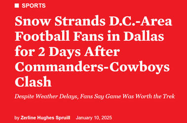 Sports, weather reporting for The Washington Informer Sports, weather reporting for The Washington Informer