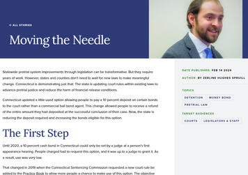 Advancing Pretrial Policy & Research Advancing Pretrial Policy & Research