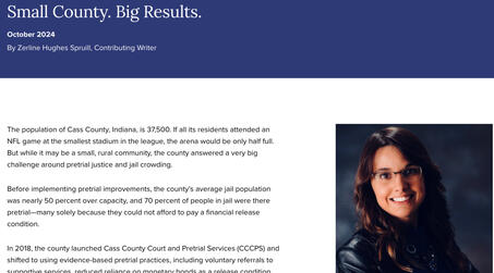 Advancing Pretrial Policy &amp; Research-Stories from the Field